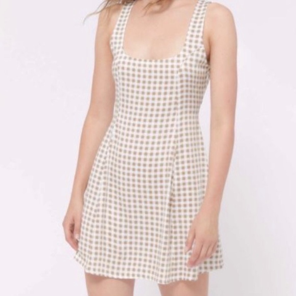 UO Arden Lace up mini dress